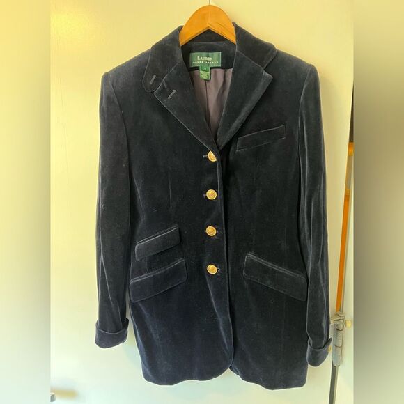Jackets & Blazers - Lauren Ralph Lauren Velvet Jacket